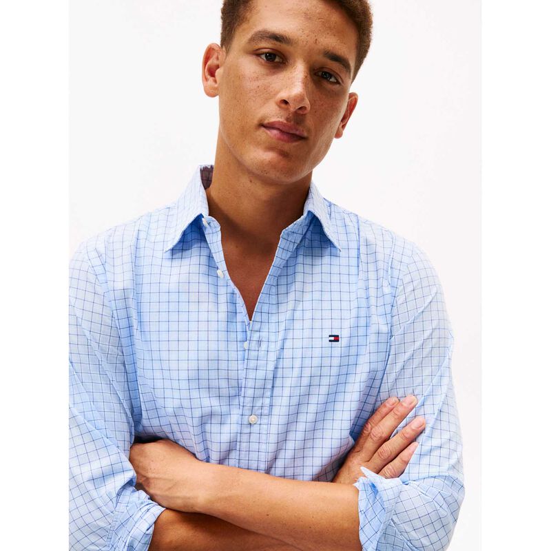 Tommy Hilfiger Core Tattersall Poplin Regular Fit Shirt image number 2